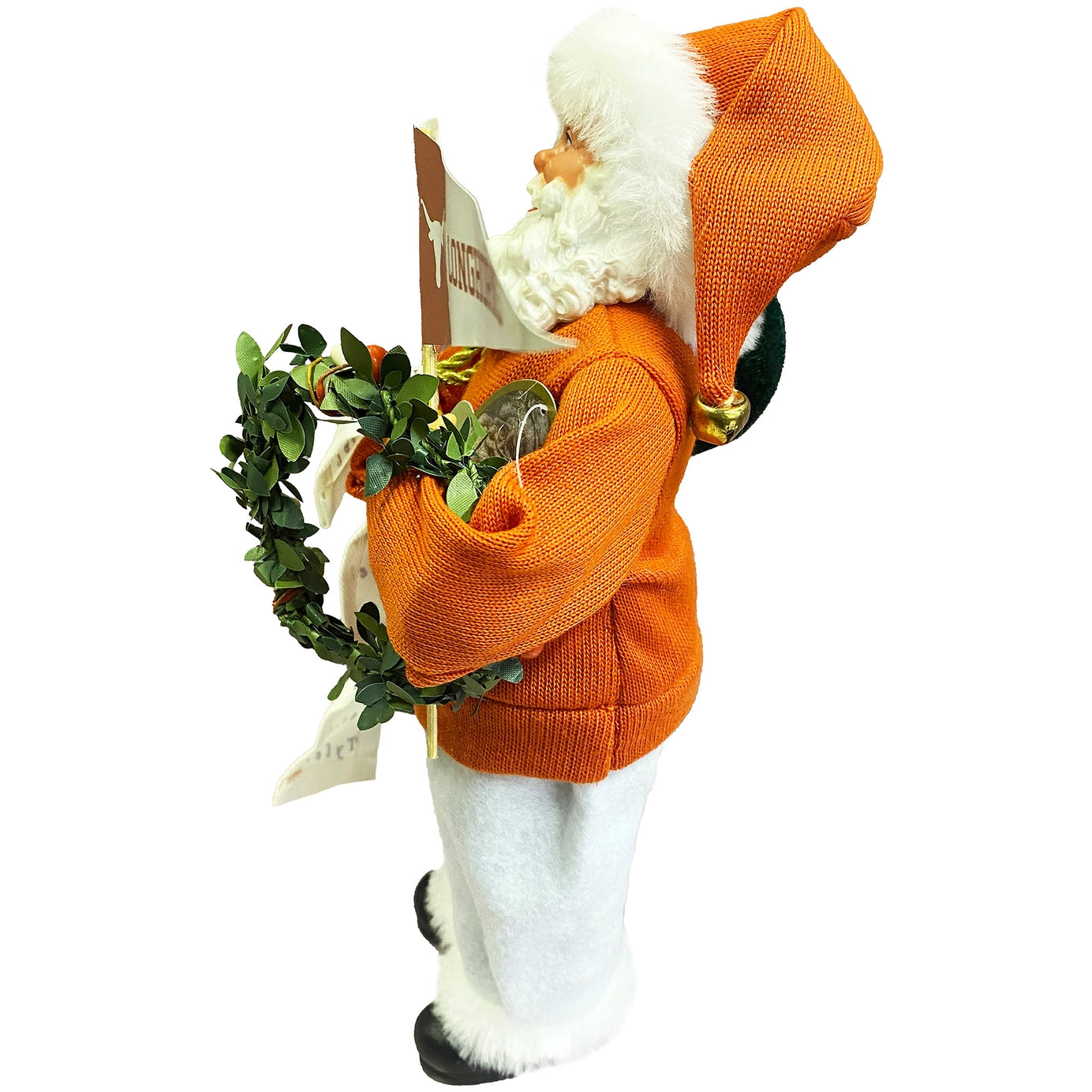 12" Texas Longhorns Proud Santa