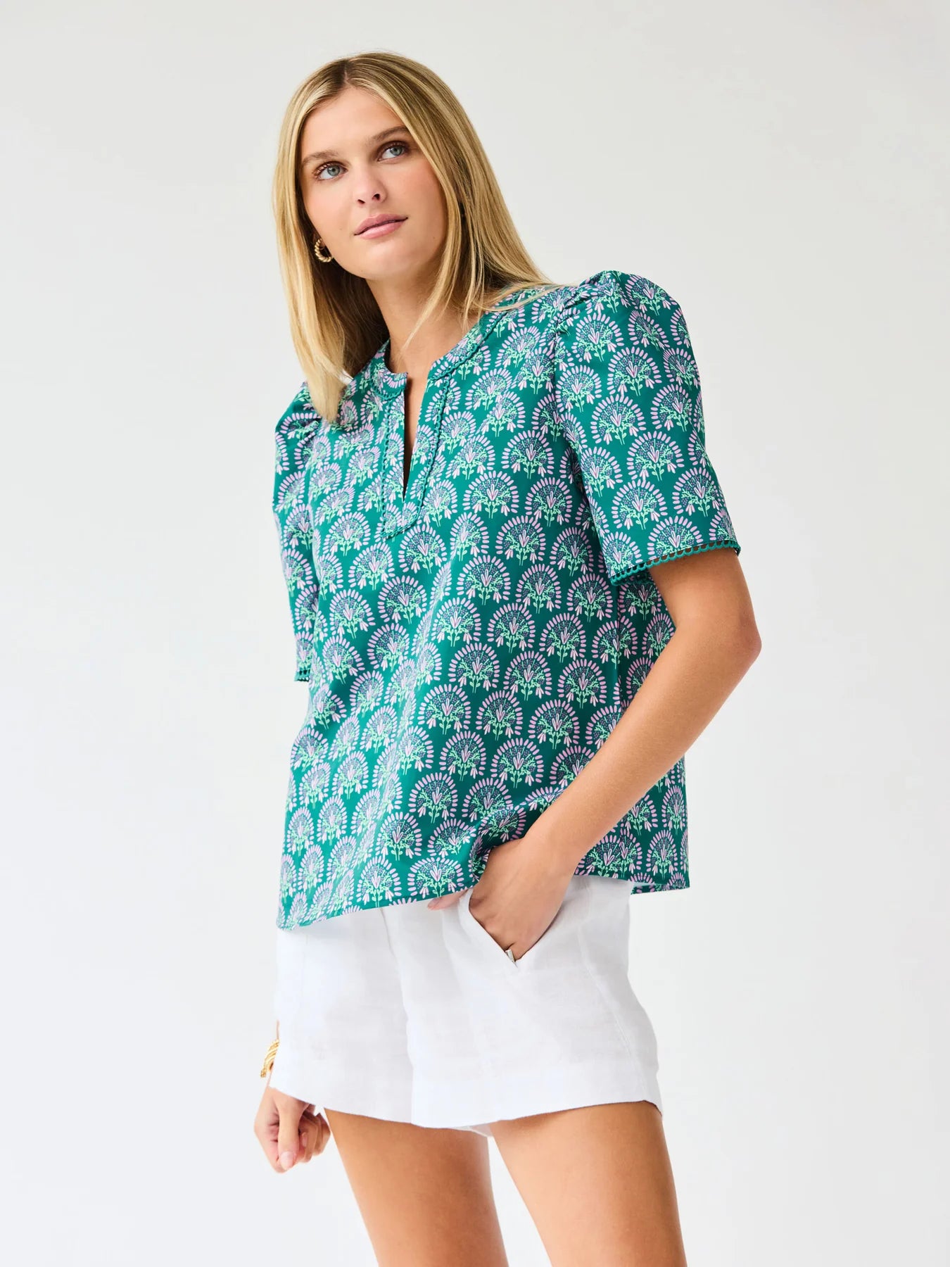 Adelyn Sunshower Flora Ocean Top