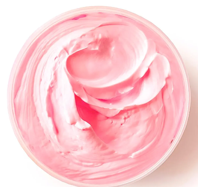 Unicorn Dreams Whipped Bath Soap | Shave Cream mini, 3.2oz round container with fluffy pink cream.