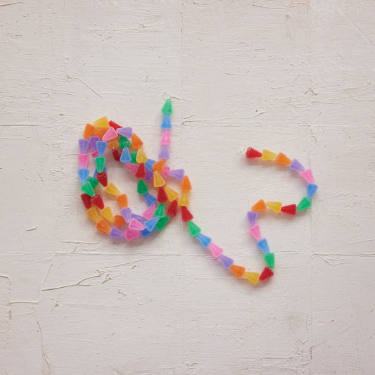 Plastic Gumdrop Multi- Colored Garland