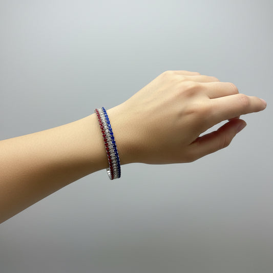 Stretch 5 Strand Rhinestone Bracelet