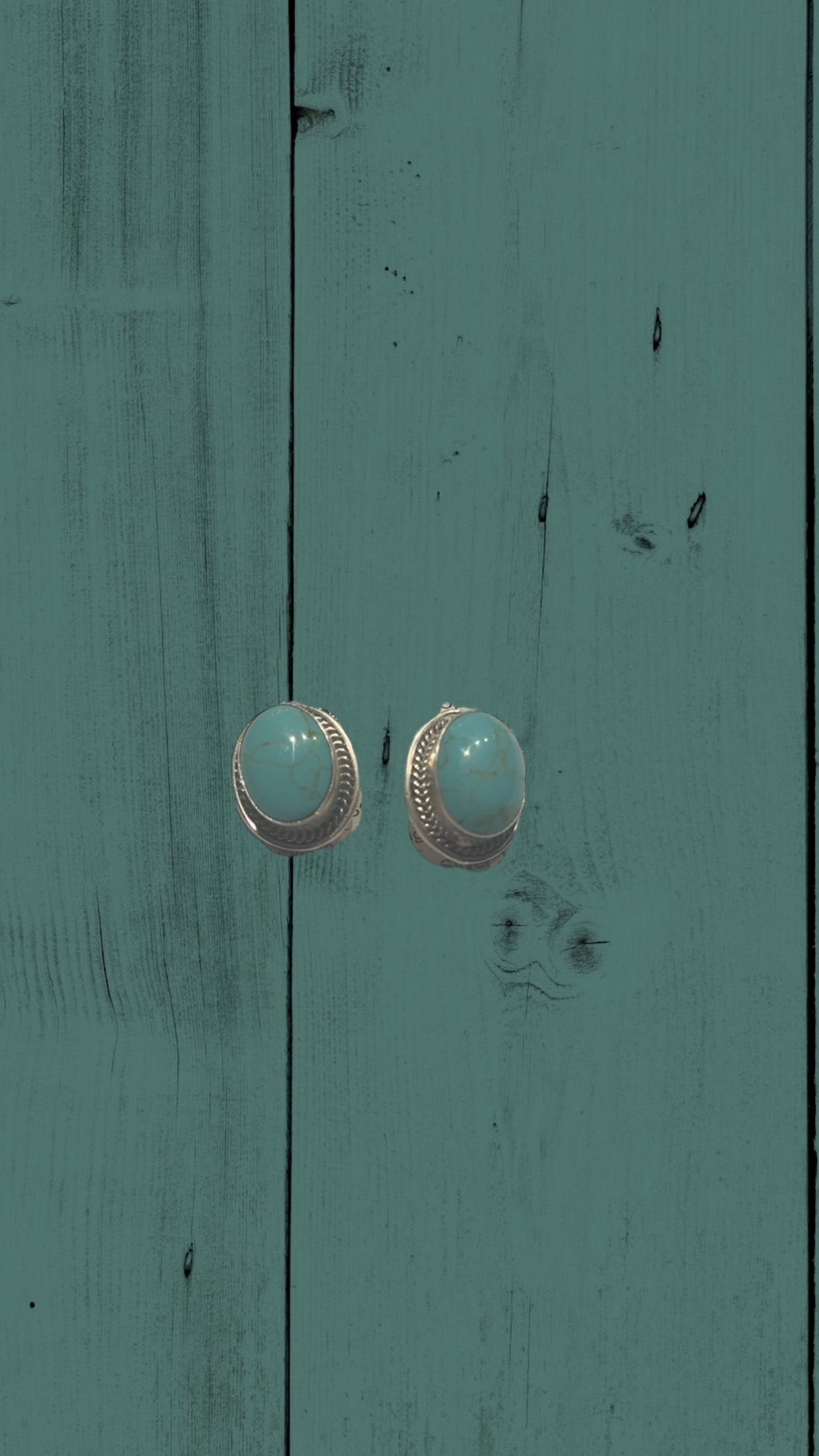 Vintage Cloud Sterling Silver Turquoise