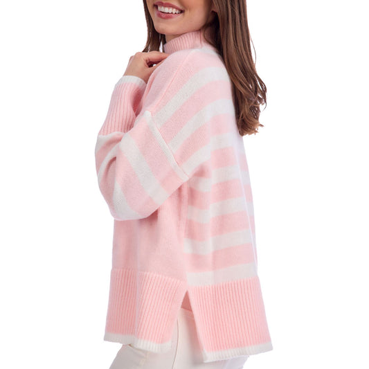 Pink Costner Striped Sweater
