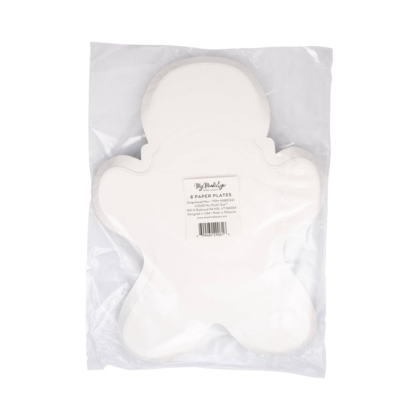 Gingerbread Man Plate