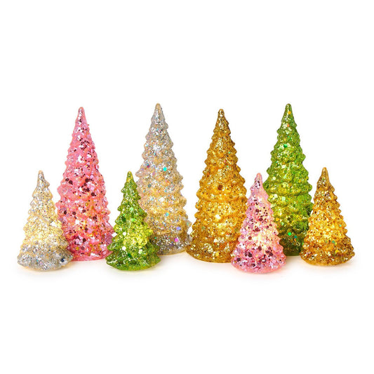 Mini Light Up Glitter Trees