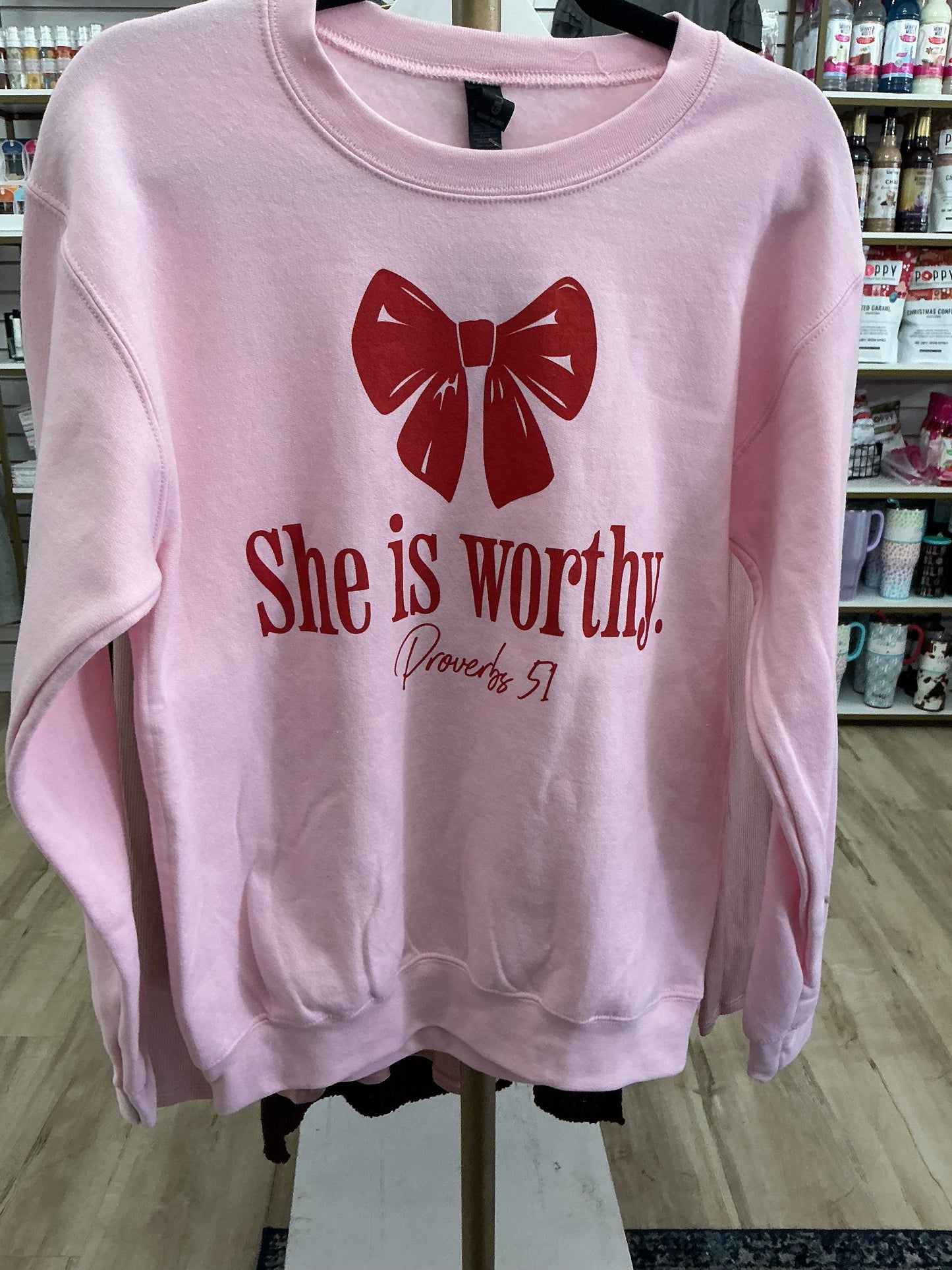 She Is Worthy Pullover