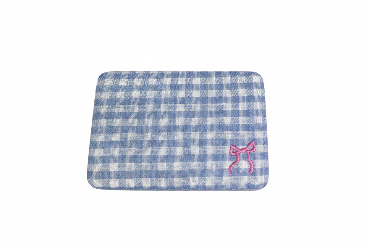 Gingham Jewelry Case