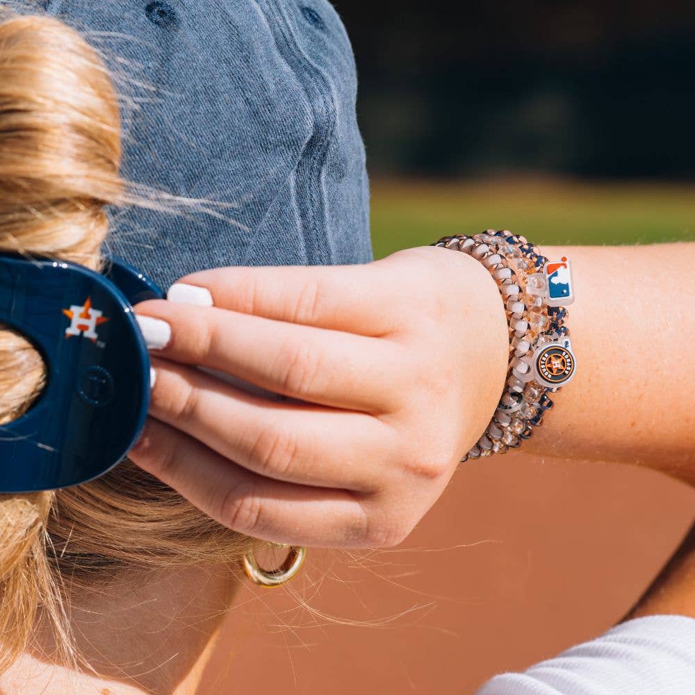 Spiral Hair Coils | Houston Astros Hair Ties