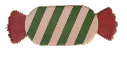 Enameled Metal Candy Shaped Trays