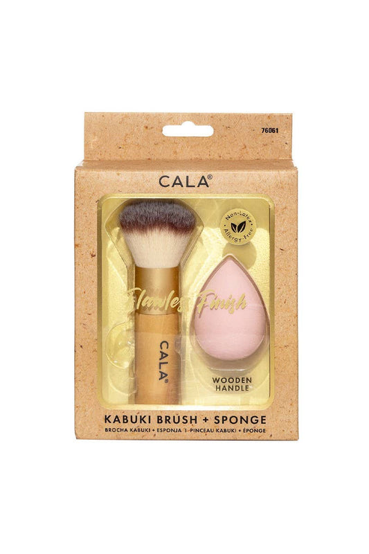 Kabuki Brush & Sponge Set