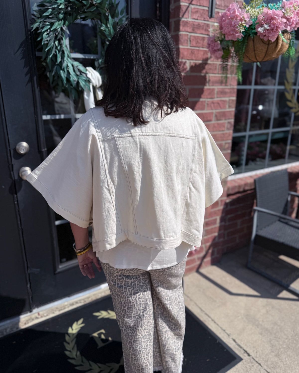 Sutton Denim Jacket shown; available in sizes XS–XL.