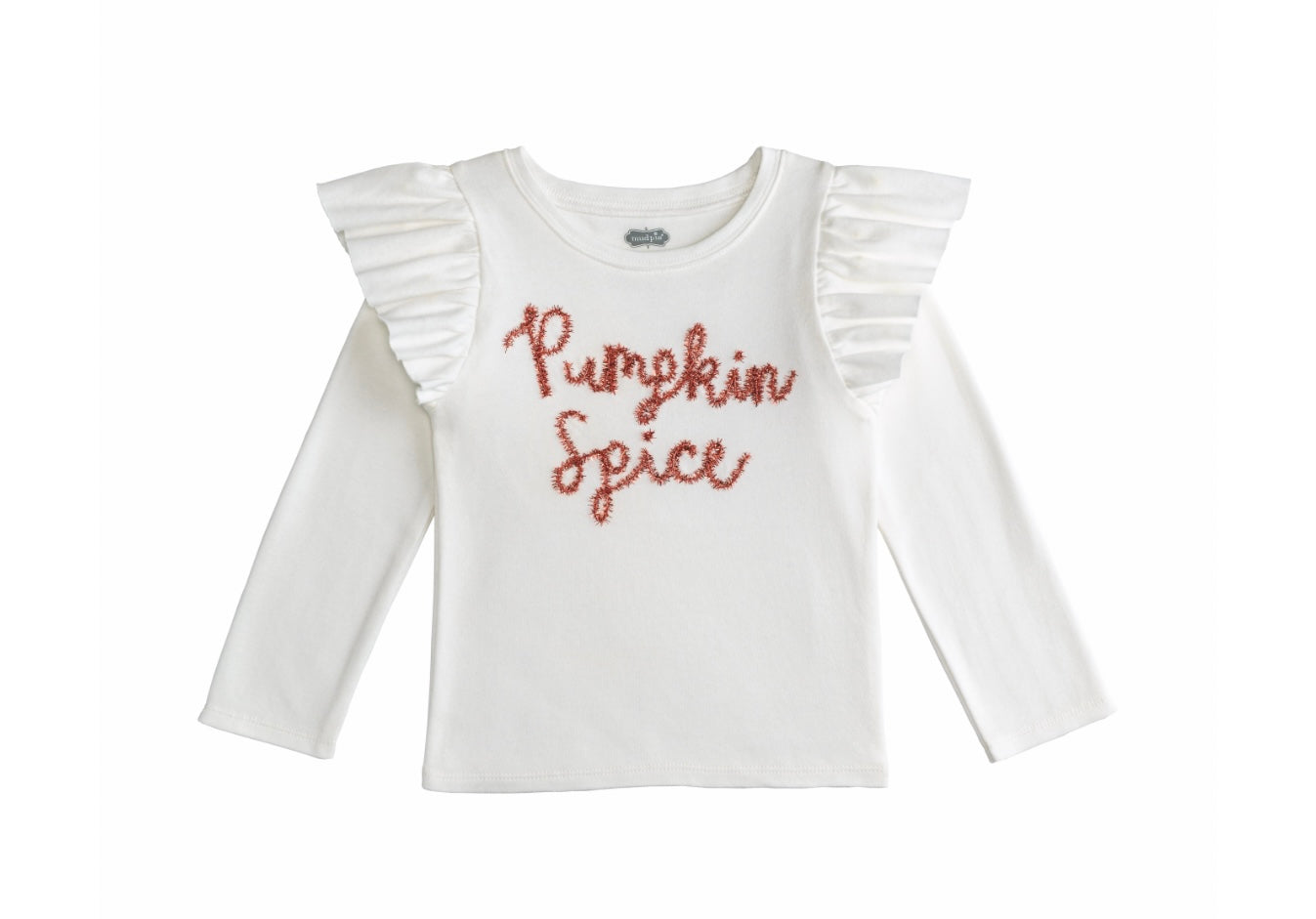 Ivory Pumpkin Tinsel Tee