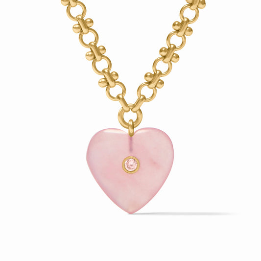 Pink Quartz Heart Jewelry