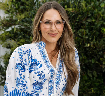 Nola | Peepers x Laura Park cat eye readers, available in multiple sizes.