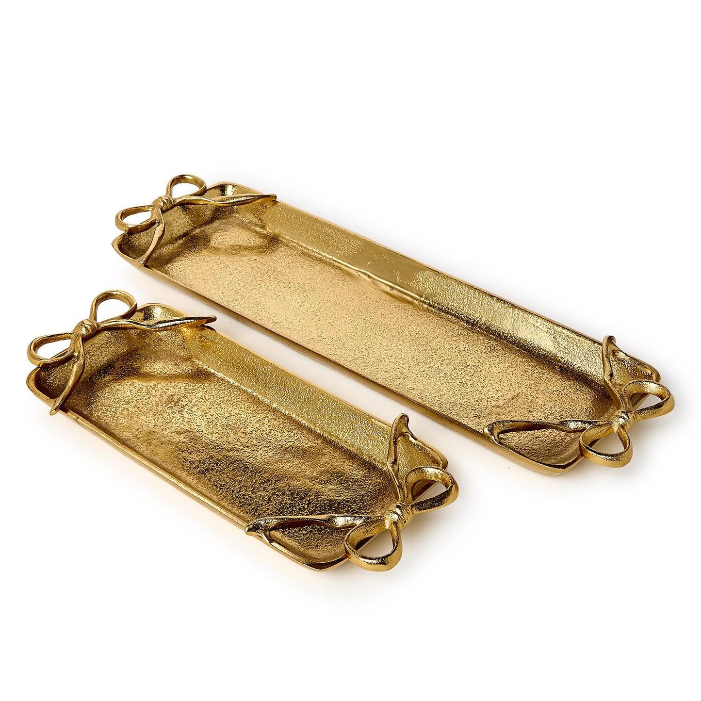 Gold Bow Serving Trays