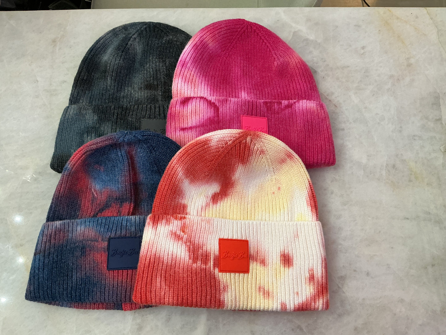 Knitted Multi- Colored Beanie Hats | Boujie Bee