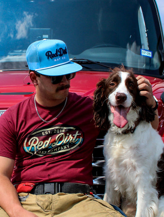 Red Dirt Cowboy Bill White Rope Hat