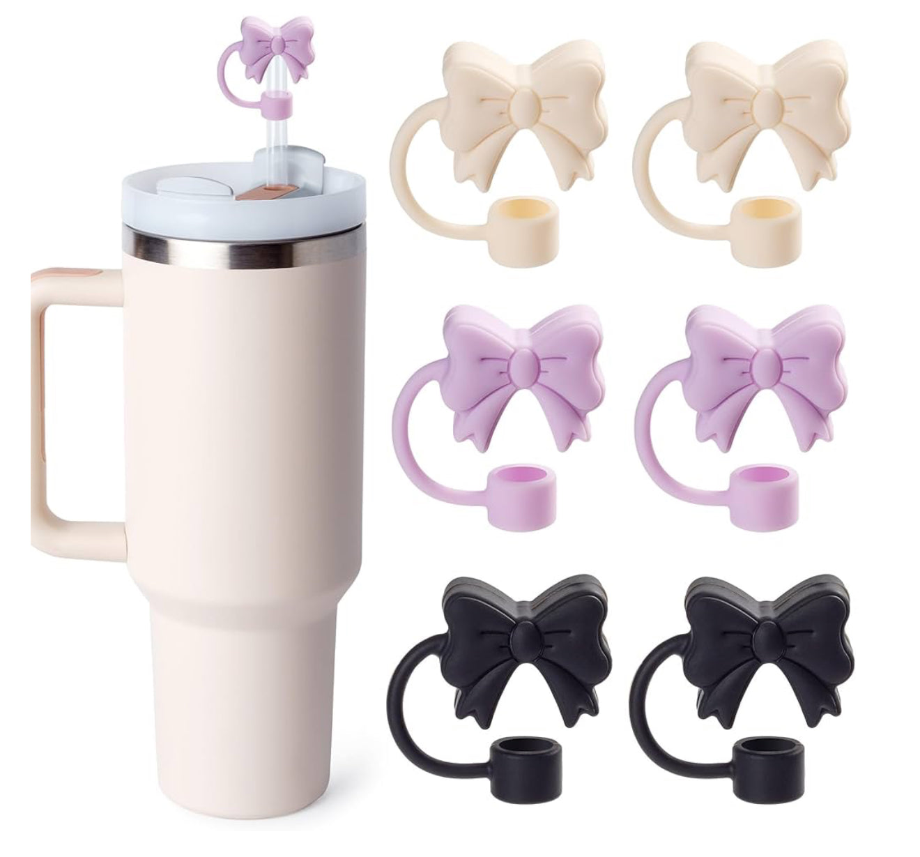 Medium Bow Straw Covers