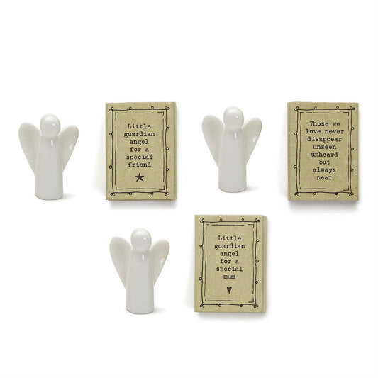 Matchbox Angel in Gift Box with Saying