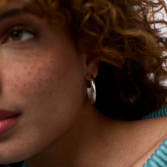 Havana Hoop - Silver L