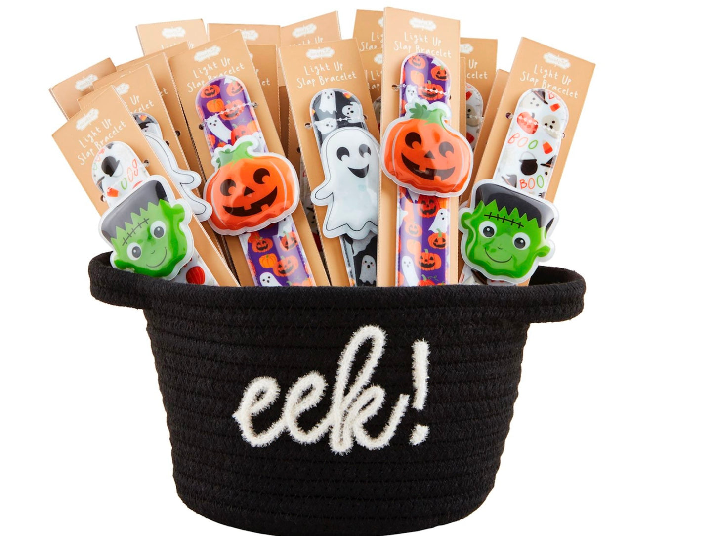 Halloween Light-Up Slap Bracelets