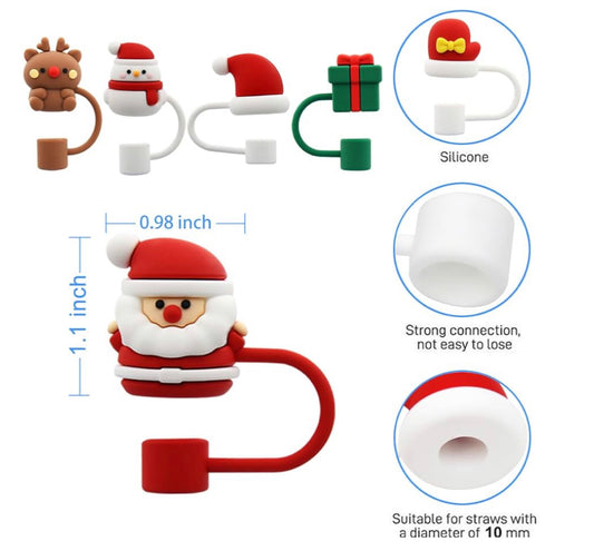 Christmas Straw Covers