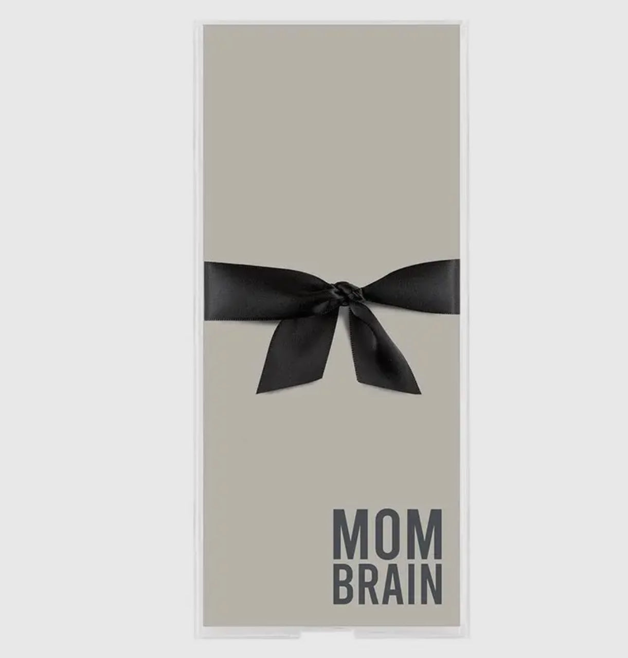 Mom Brain Acrylic Tray with Paper