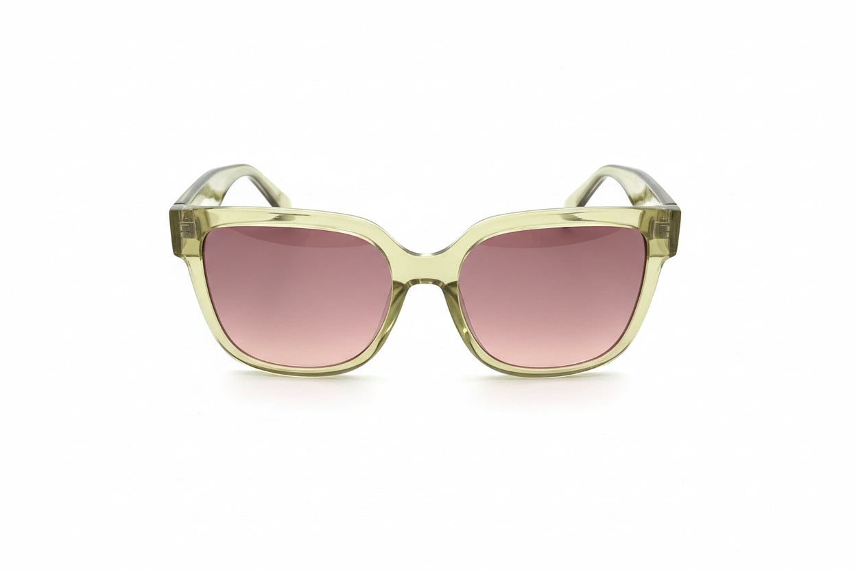 Green Frame Sunglasses