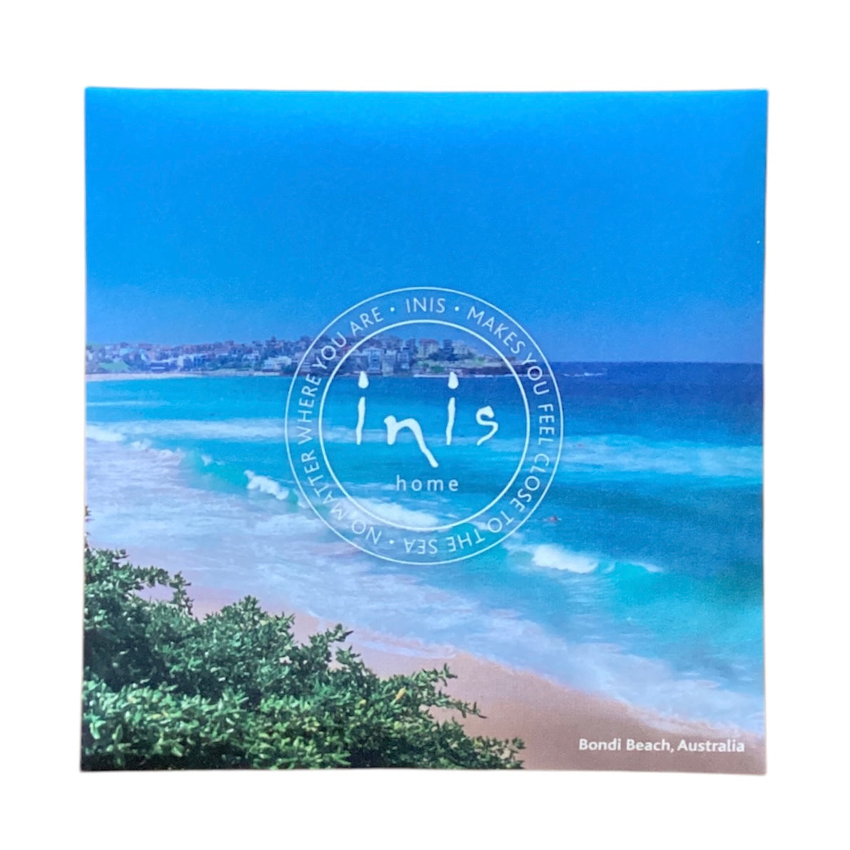 Inis Seascape Sachet package, labeled “Inis home”; freshens small spaces; available in standard sachet size.