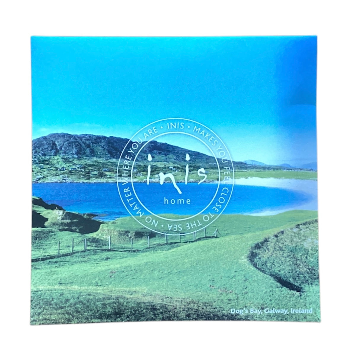 Inis Seascape Sachet, square design, "Inis home" scent; revitalizes small spaces. Sizes available: standard.