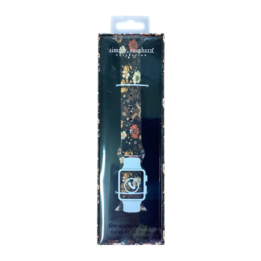 Simply Southern Smart Watch Band with earthy floral patterns, fits Apple Watch 42, 44, and 45 mm sizes.