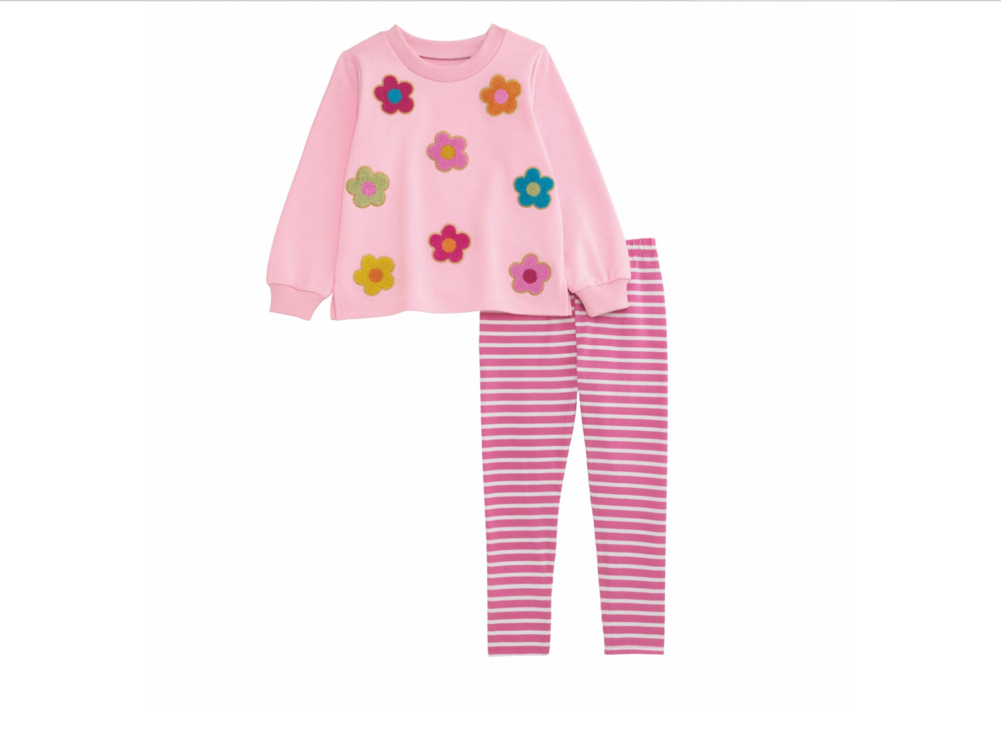 Flower Power Sweatshirt Set