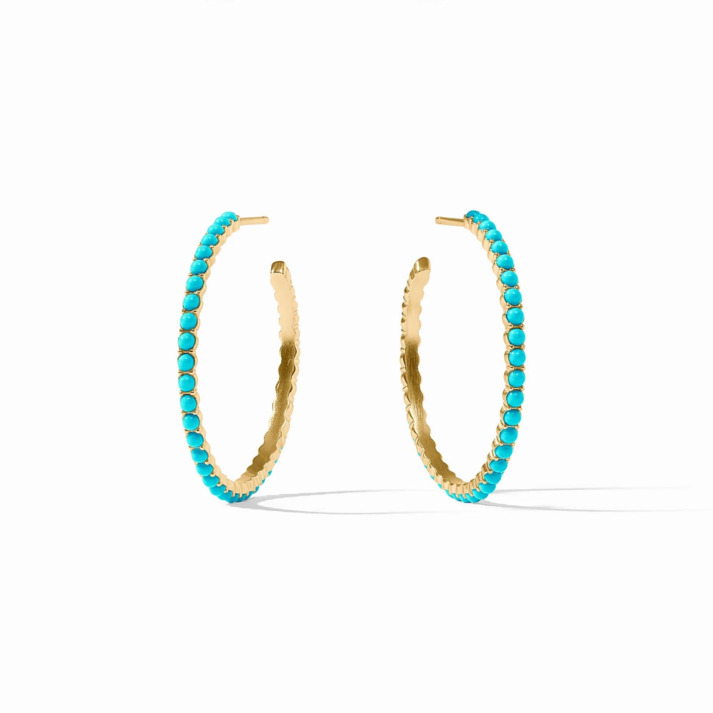 Juliet Hoop Turquoise - Medium