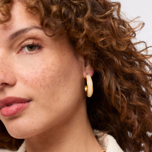 Carnaby Hoop Colette Alabaster