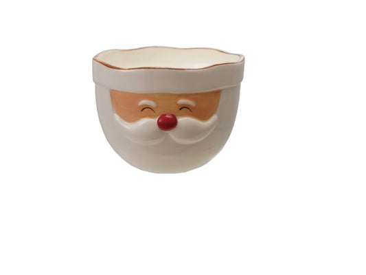 Stoneware Santa Mixing Bowl