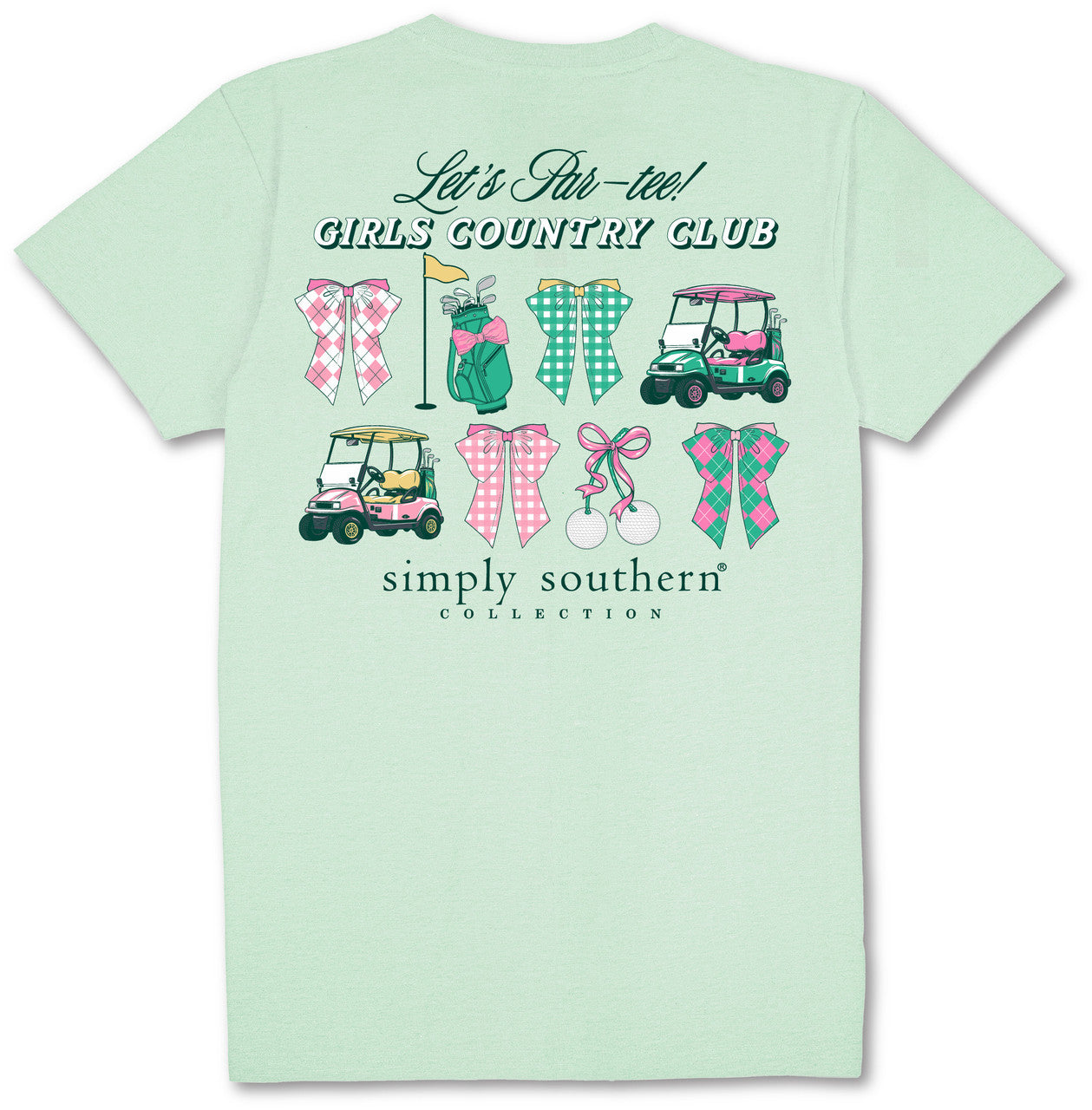 Let's Par-Tee! Mint Golf T-Shirt