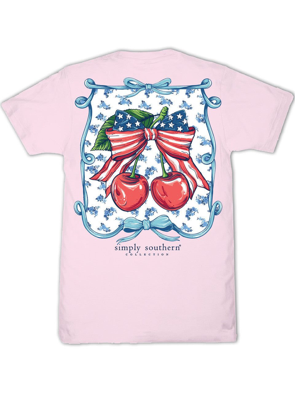 USA Cherry Bow SS T-Shirt