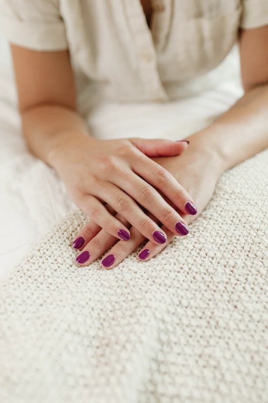 'strength' violet purple nail polish | reminder nail polish