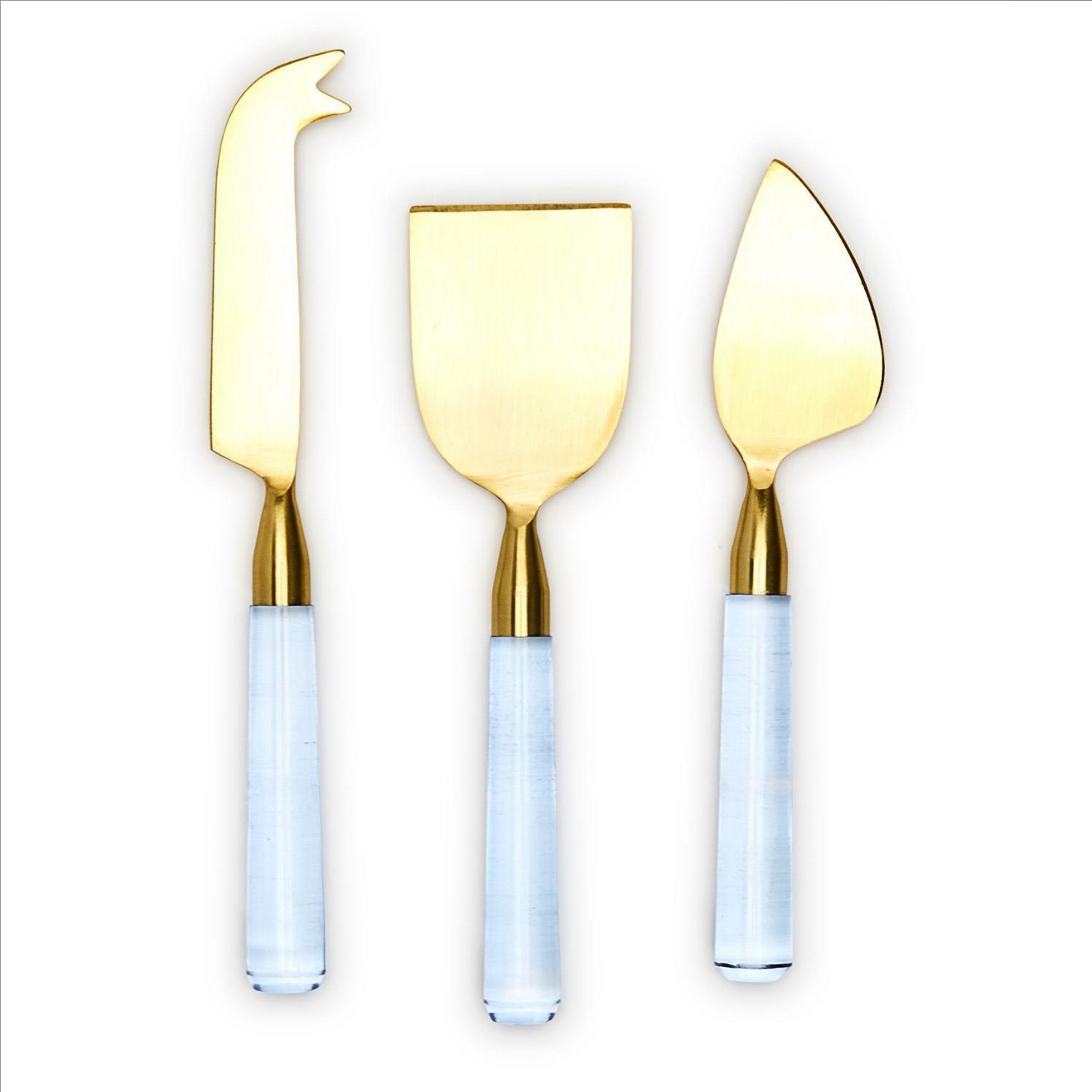 Blue Skies S/3 Cheese Knives in Gift Box
