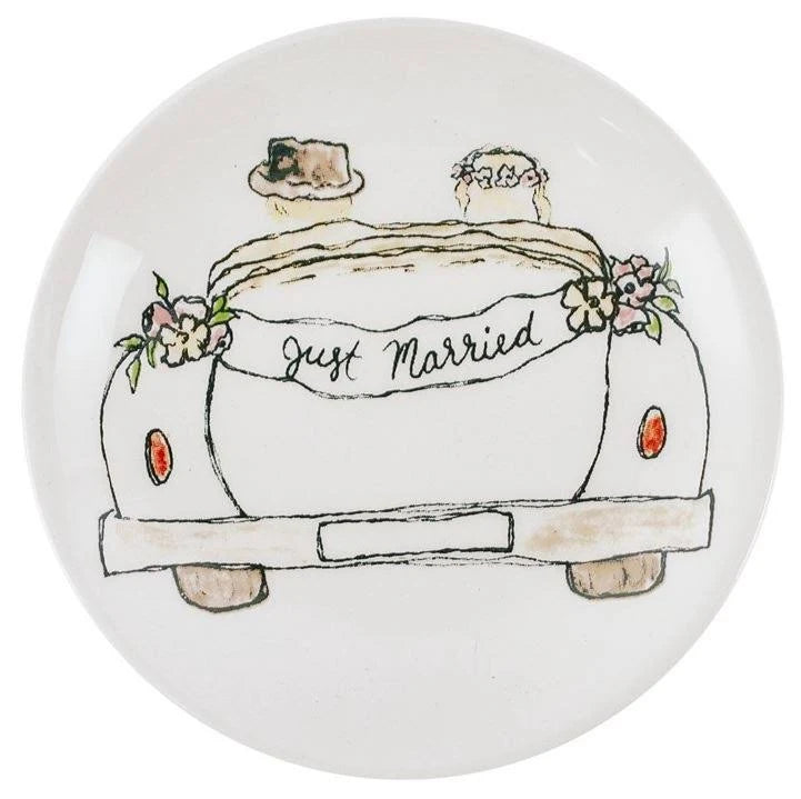 3" Round Wedding Trinket Dish | 2 Styles