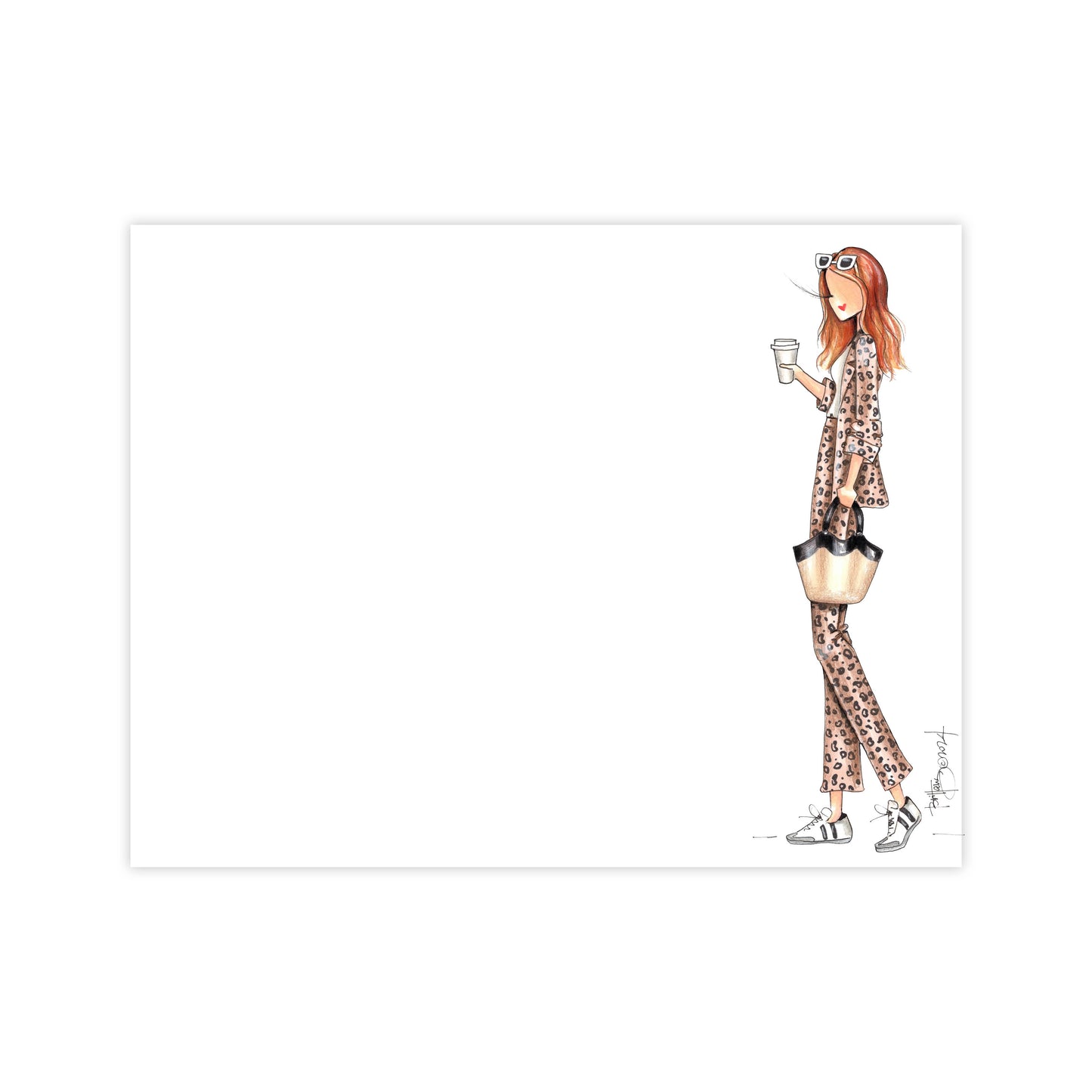 Red" notecards, available in sizes 3x5 and 4x6 inches.