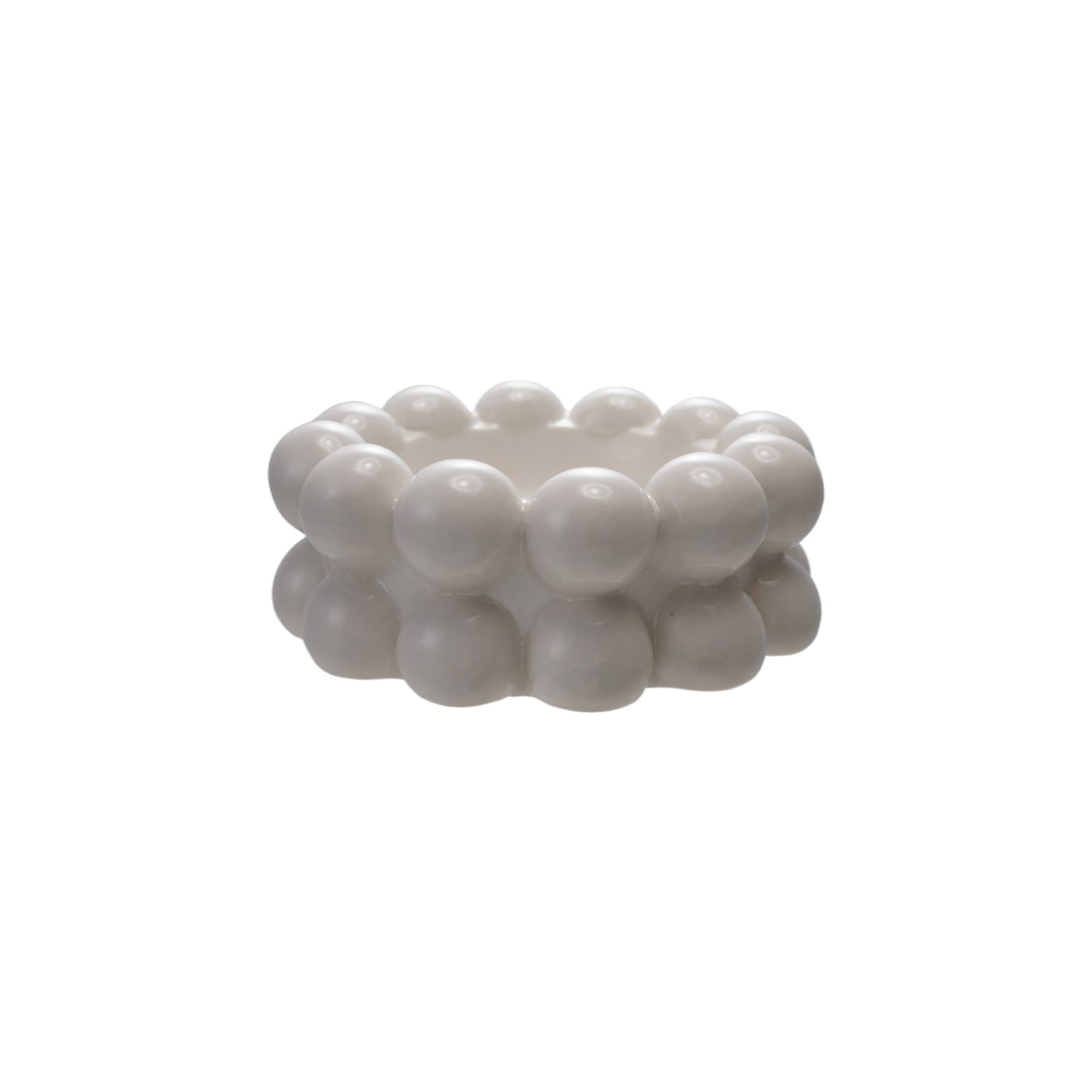 5-3/4" Round x 2-1/4"H Stoneware Bowl w/ Balls