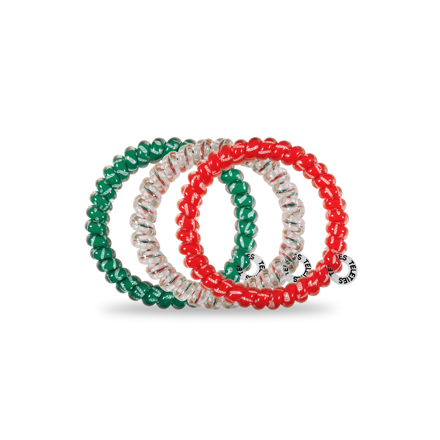 Spiral Hair Coils | Hooked on Christmas Hair Ties