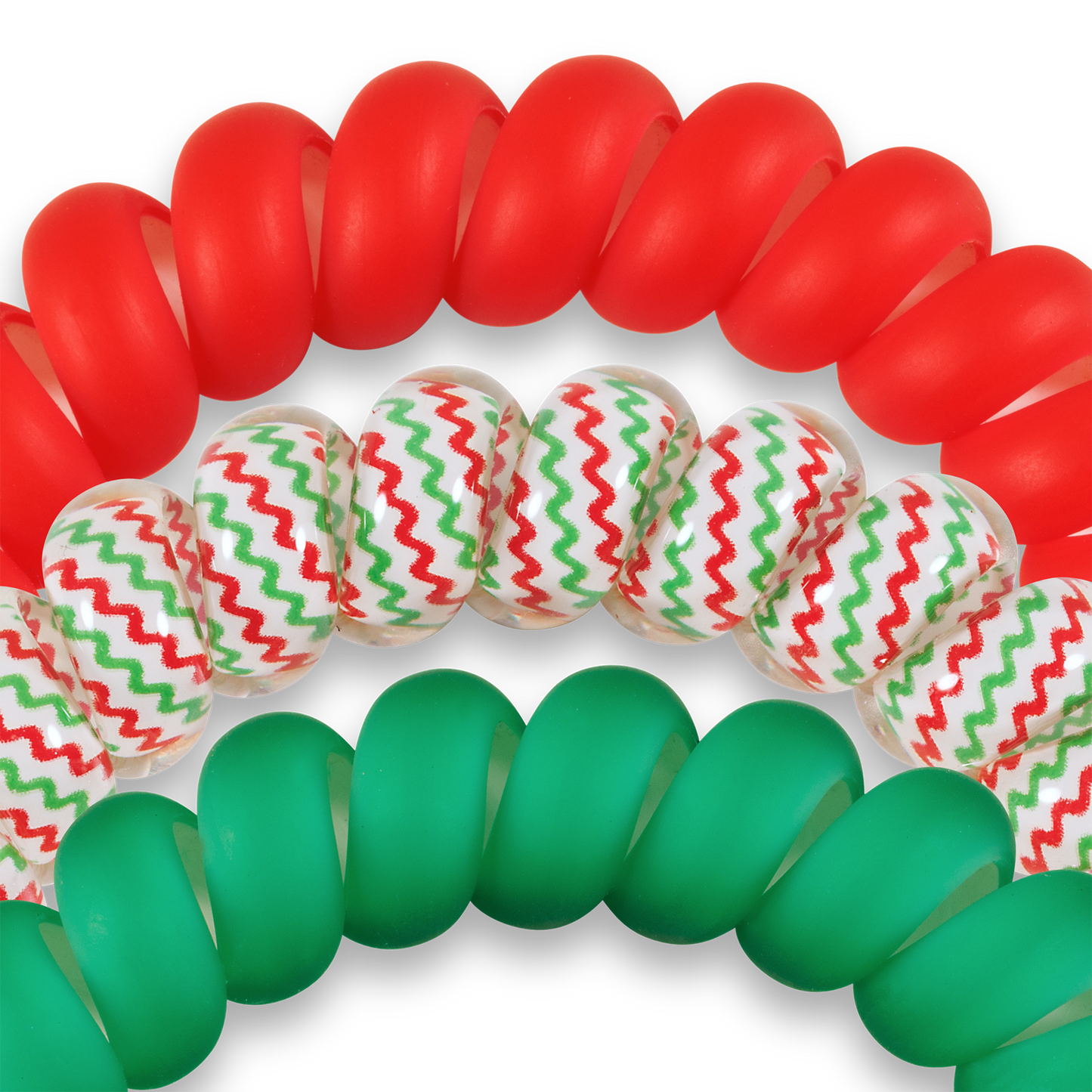 Spiral Hair Coils | Santa Baby Hair Ties