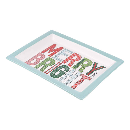 Merry and Bright Large Trinket Tray