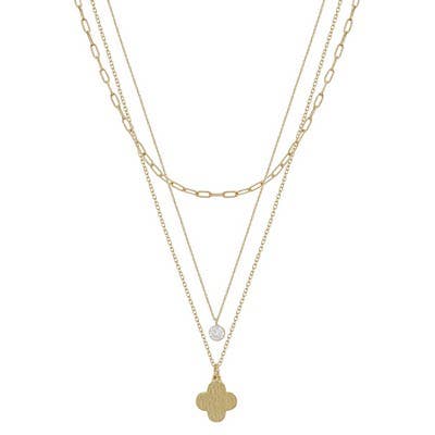 Clover Gold Necklace