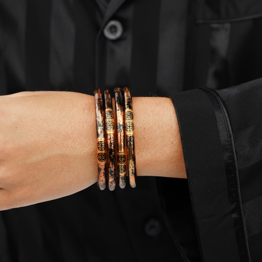 KOI Leopard All Weather Bangle® (AWB®) - Set of 4 | Medium