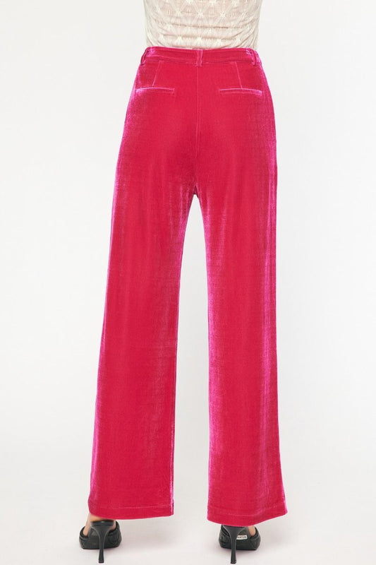 Velvet Pants - Pink