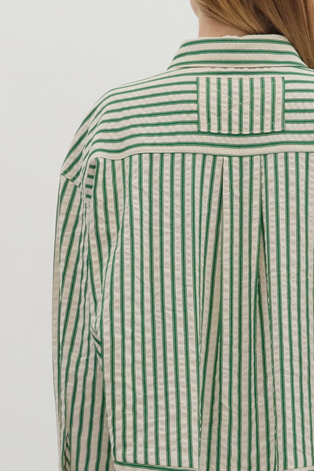 Trish Striped Button Down Shirt