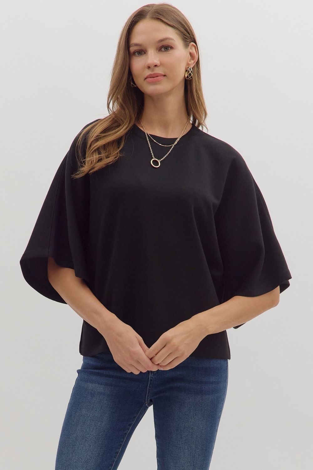 Onyx Relaxed Fit Blouse